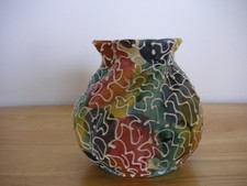 Retro 1960s Vintage Bitossi Vase by Aldo Londi Vase Rare Design pattern