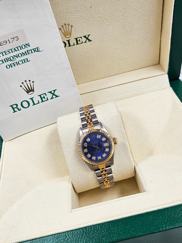 Ladies steel gold rolex - &,