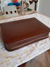 Vintage Mens Large travel grooming kit - collectable - by Echo - leather case.