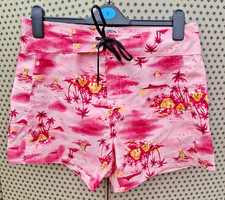 Y2K Hawaiian Surf Board Shorts