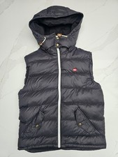 mens JACK WILLS DOWN vest gilet bodywarmer thick padded hooded size L