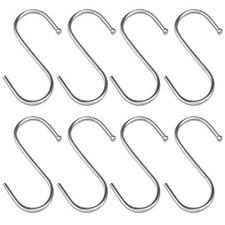 8 Stainless Steel S Hooks