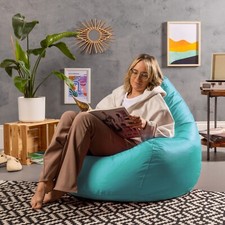 Adults Bean Bag Gaming Chair, Indoor Outdoor Extra Large Beanbag Garden Recliner