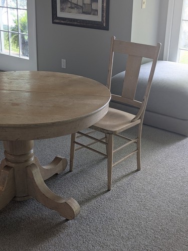 Antique oak dining table - oak,