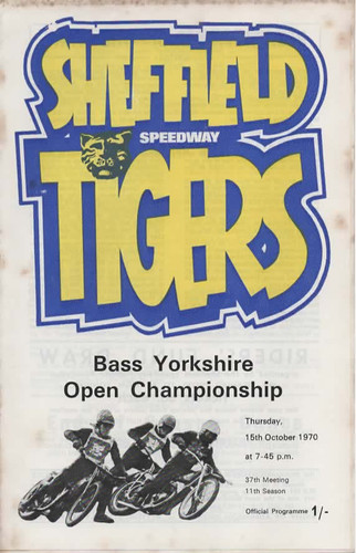 Sheffield speedway programme - speedway,