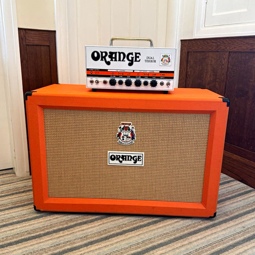 Orange 2x12 closed back cab - back, “cab