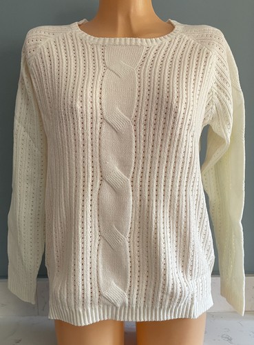 Ladies damart cable jumper - cable,
