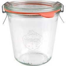 WECK 290ml Mason Jar with Lid, Seal & Clamps ¦ Canning Preserving Storage Tupper