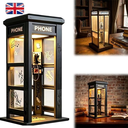 Vintage phone booth ambient - phone,