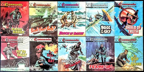 Commando war comic books - commando,