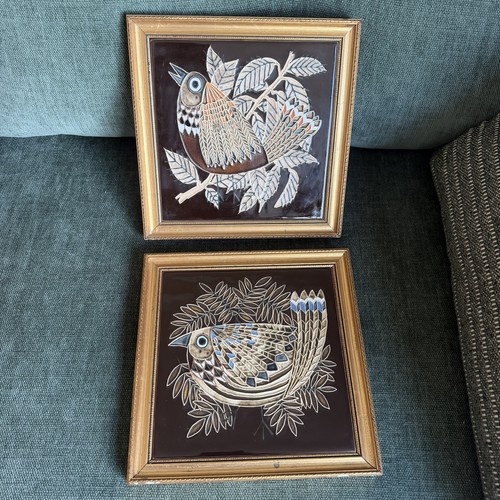 Vintage framed ceramic - 2,