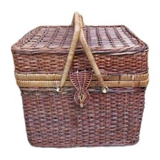 4 X Person Large Wicker Picnic