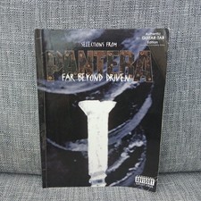 Pantera Selections from Far Beyond Driven Authentic Guitar TAB Songbook