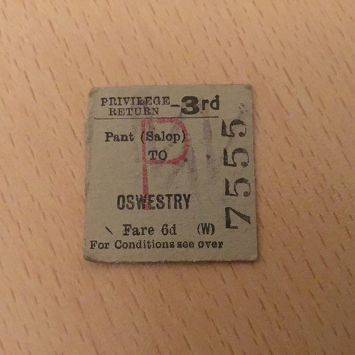 Half railway ticket - ticket;.,
