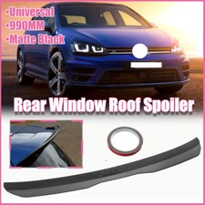 Universal M PERFORMANCE REAR ROOF TOP SPOILER FOR HATCHBACK SUV MATTE BLACK