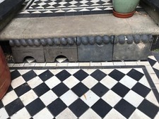 Victorian Staffordshire Blue Rope Garden Edgings Tiles London