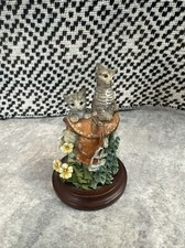 Country Artists small model Kittens & Horse saddle.