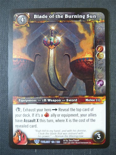 Blade the burning sun - blade, of