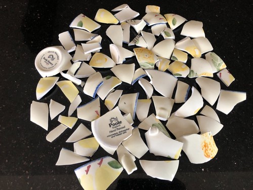 Broken china mosaic - mosaic, for