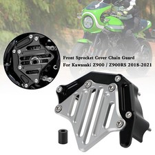 Front Sprocket Cover Chain Guard For Kawasaki Z900 Z900RS 2018-2021 Silver T9