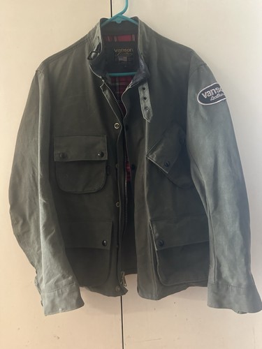 Vanson waxed motorcycle - waxed, jacket