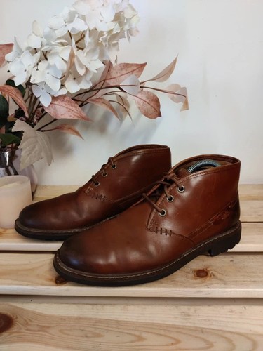 Men clarks dark tan brown - men's,