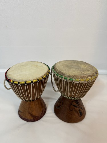 Hand carved african - x2,
