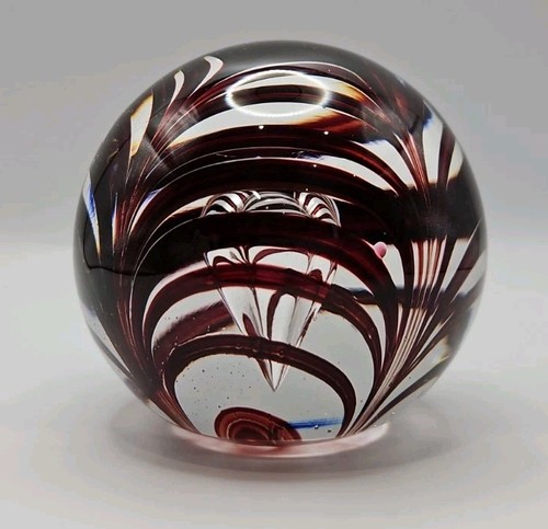 Langham art glass paperweight - art,