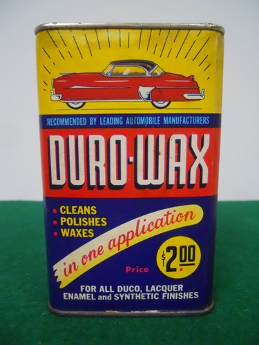 Vintage duro wax auto polish - vintage, duro-wax