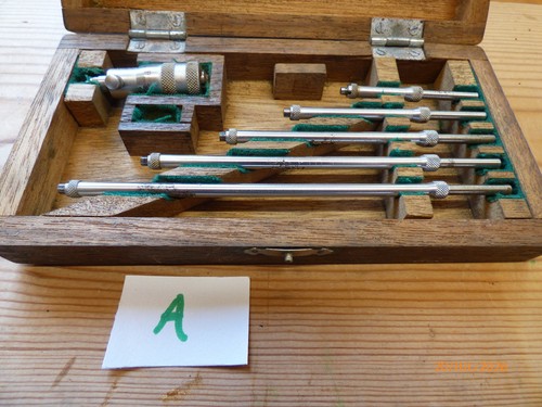 Vintage inside micrometer set - inside,