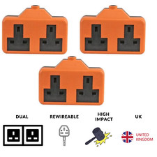 3x Rubber Extension Lead