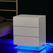 High Gloss Bedside Table