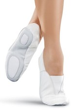 GYMNASTIC SHOES WHITE LEATHER TRAMPOLINING DANCE CUSHIONED - SIZE Junior 10