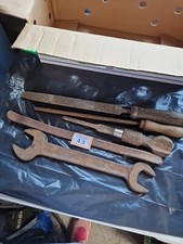 Vintage wooden handle old