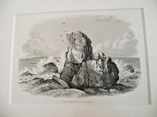 Old steel engraving - old, "