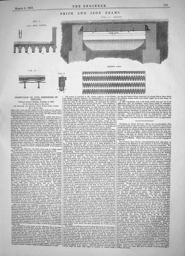 Antique old print institution - print,