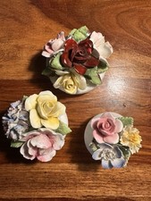 Bundle Royal Doulton & Royal Stratford Bone China Floral Posy Ornaments England