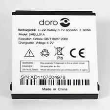 Genuine doro shell01a battery - doro,