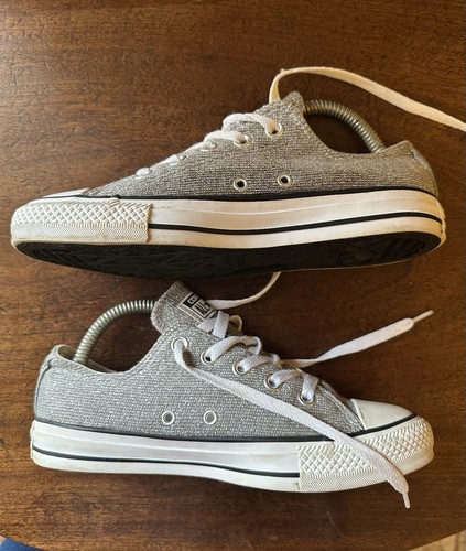 Converse silver sparkle knit - silver,