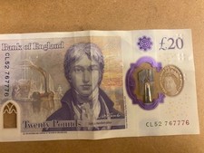 Rare £20 -with unique serial