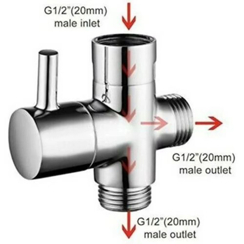Brass way shower - brass,