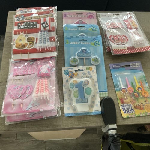 Job lot birthday cake - lot,