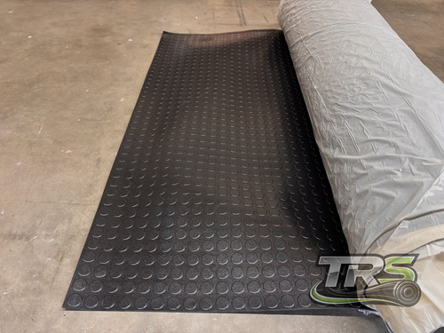 Coin gym floor - rubber, roll