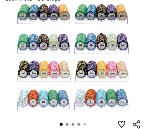 Pack poker chips holders - pack,
