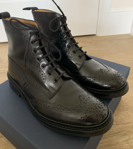 Tricker box calf - box, brogue