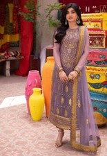 Pakistani indian Designer Net Suit Unstitched Shalwar Kameez with Lining salwar