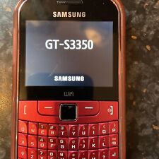 Samsung GT-S3350. Red