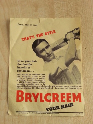 Vintage brylcreem advert cute - vintage,