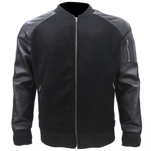 Men varsity bomber jacket - bomber,
