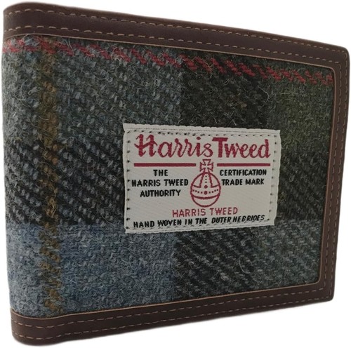 Bifold harris tweed wallet - bifold,